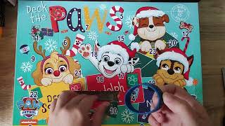 Unboxing A Paw Patrol Advent Calendar