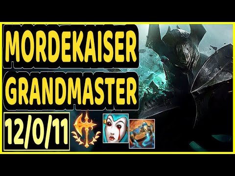 ARMUT (MORDEKAISER) - 12/0/11 KDA GAMEPLAY - EUW Ranked GRANDMASTER