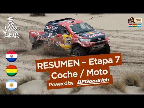 Resumen de la Etapa 7 - Coche/Moto - (La Paz / Uyuni) - Dakar 2017