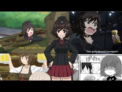 Girls Und Panzer but it'd just Emma