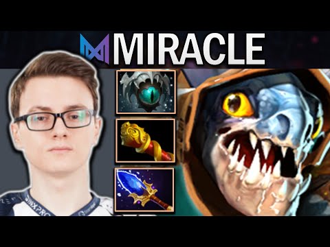 Slark Dota 2 7.33 Miracle with 22 Kills - Aghanims
