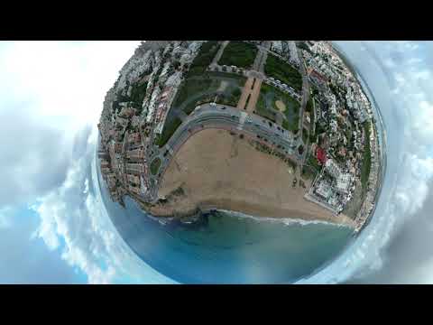 Beautiful video of La Mata beach on the Costa Blanca in Torrevieja 4k video