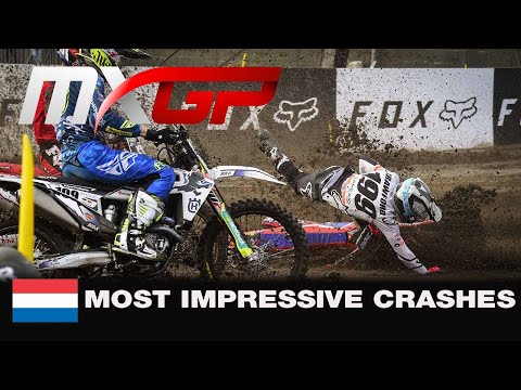 Most Impressive Crashes - MXGP of The Netherlands 2020