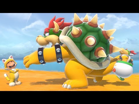 Super Mario 3D World + Bowser's Fury - Final Boss & 100% Ending