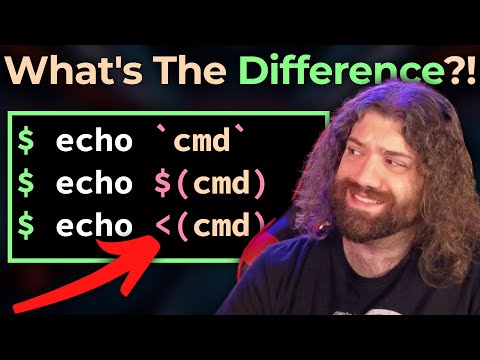 Command vs. Process substitution in Bash - explaining the difference. You Suck at Programming #073
