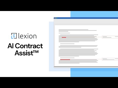Lexion's AI Contract Assist
