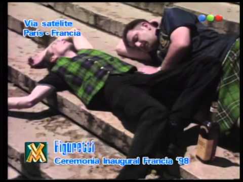 Figuretti en Francia 98, ceremonia inaugural - Videomatch 98