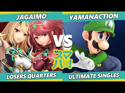 Sumapa 54 Losers Quarters - Yamanaction (Luigi) Vs. Jagaimo (Pyra Mythra) SSBU Ultimate Tournament