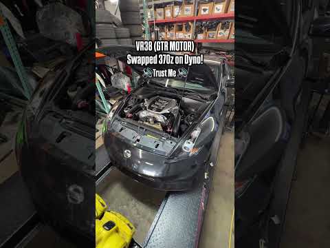 GTR (VR38) Motor Swapped Z On Dyno!