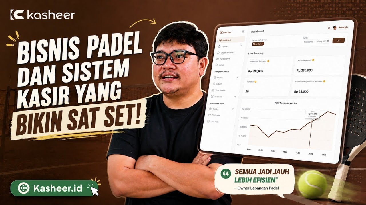 Kasheer di Pameran Bisnis