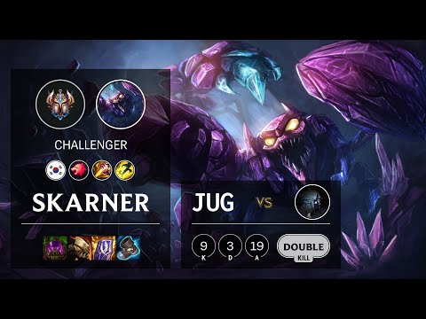 Skarner Jungle vs Kindred - KR Challenger Patch 11.9