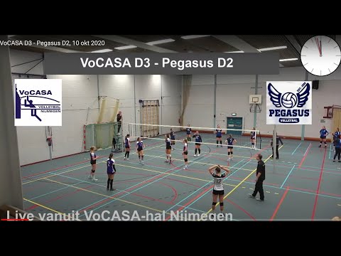 VoCASA D3 - Pegasus D2,  10 okt 2020  (livestream)