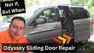 Honda Odyssey Power Sliding Door Repair - Complete Demo DIY !!