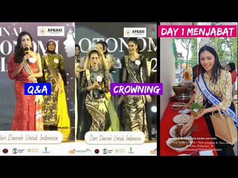 SUDAH BAHAGIA..Elisha Lumintang Terpilih sebagai Pemenang Putri Otonomi Indonesia 2023