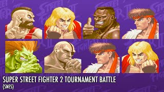 SUPER STREET FIGHTER 2 THE NEW CHALLENGERS TOURNAMENT BATTLE: #90 (IOS/SNES EMULATOR)