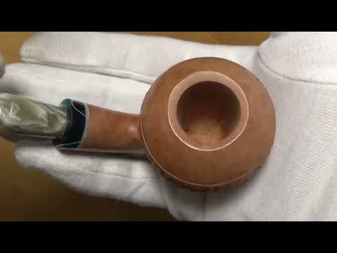 Pipa Santambrogio rusticata naturale  major - Fancy Bent Apple - SS138