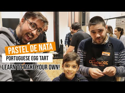 Pastel de Nata (Portuguese egg tart), Learn to make your own | Compadre Cooking School in Lisbon