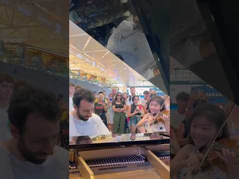 Pirates of the Caribbean insane duet with 10-year old violin prodigy! 🎻🤯