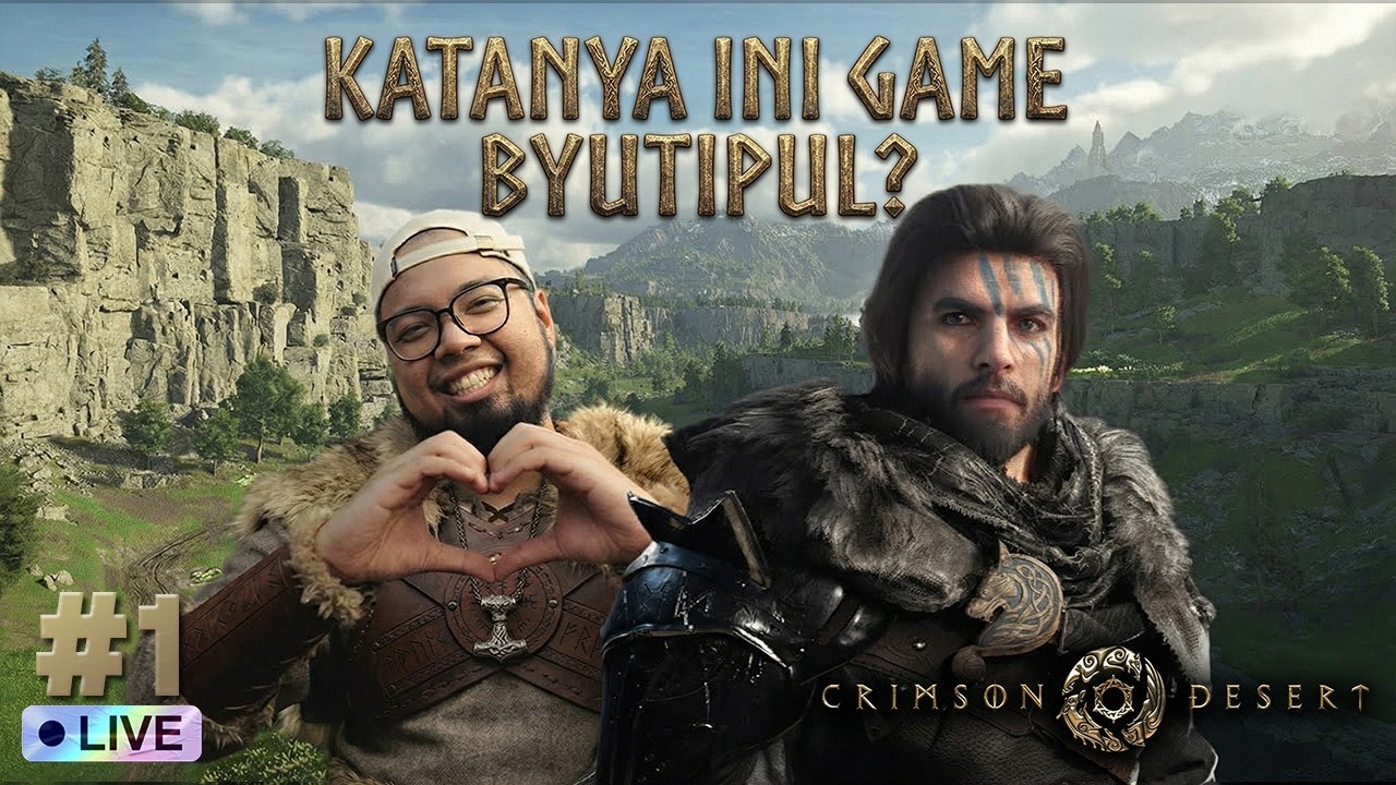 SAYA MAH Hanya Rakyat Jelata YANG TAMPAN! - Crimson Desert Gameplay Indonesia