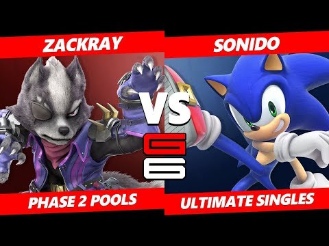 Genesis 6 SSBU - GW | ZackRay (Wolf) VS Sonido (Sonic) Smash Ultimate R2 Pools