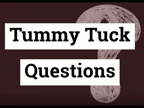 Tummy Tuck Questions | Dr. George Chatson