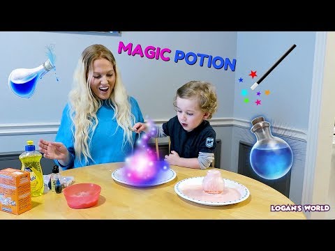 MAGIC POTION Easy Science Experiment for kids to do at home