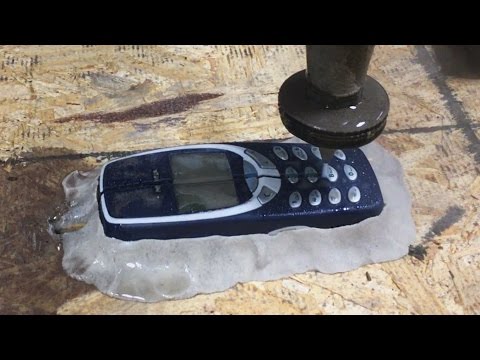 Indestructible Nokia 3310 vs 60,000 PSI Waterjet - EPIC BATTLE Video