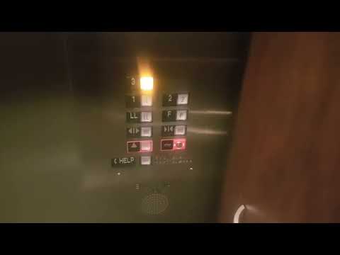 MEI roped-hydraulic elevator 3 - Schenley Apartments - N. Oakland, Pittsburgh, PA