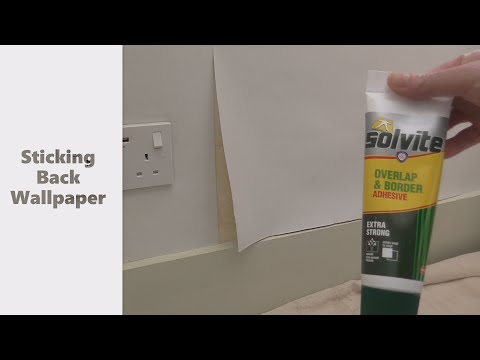 Sticking Back Wallpaper