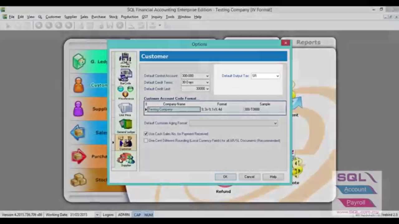 05-01 Set to NR for non GST Registered Supplier