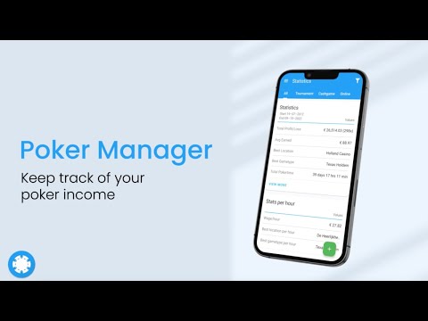 Poker Manager Bankroll Tracker Video