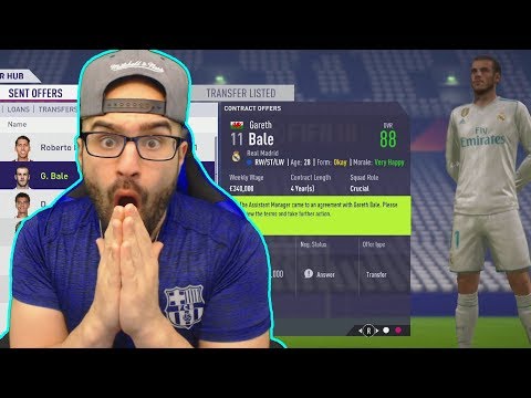 WOW BALE ACCEPTS BARCELONA TRANSFER! - FIFA 18 CAREER MODE #10
