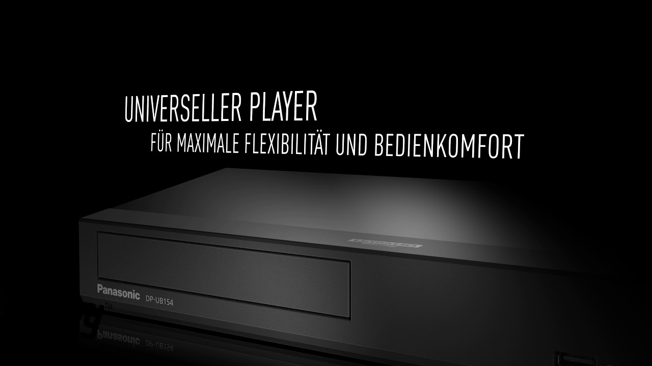 Panasonic UHD Blu-ray Player DP-UB154 Schwarz