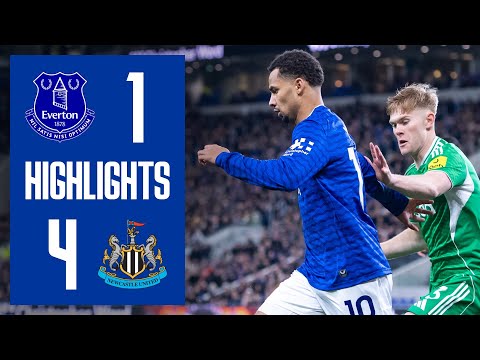EVERTON 1-4 NEWCASTLE UNITED | Premier League highlights