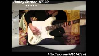Video thumbnail for Harley Benton ST-20 WH Standard Series electric guitar by Валерий Ковалев
