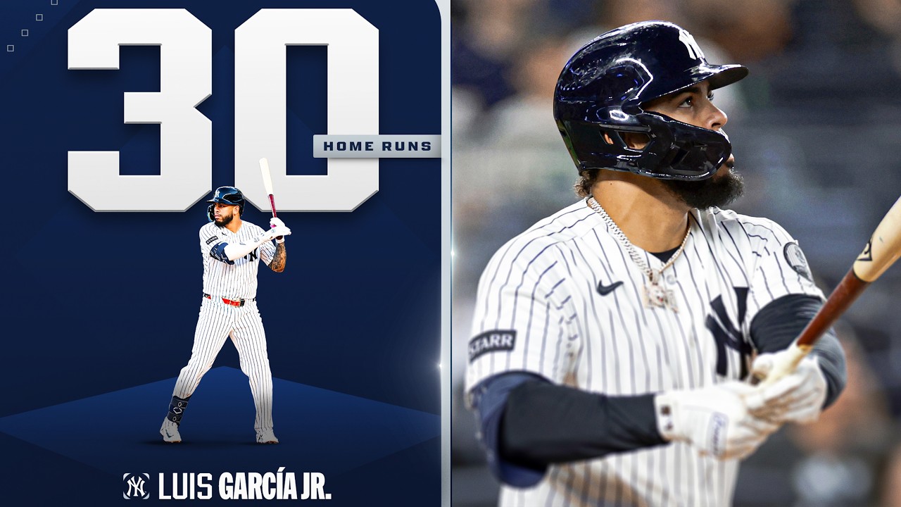 Luis García Jr. hits his 30th HOME RUN of the season to MONUMENT PARK for the Yankees! 💪😤