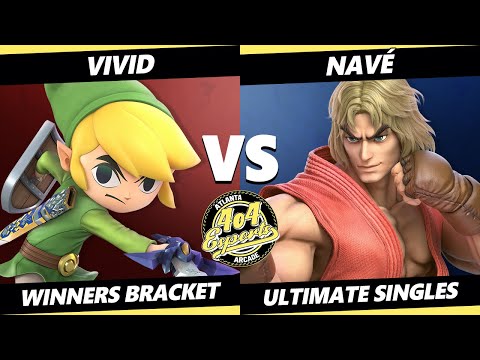 4o4 Smash Night 58 - Vivid (Toon Link) Vs. Navé (Ken) SSBU Ultimate Tournament