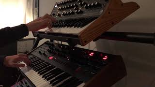 M83 "We Own the Sky" cover with a Prophet Rev2, an Ob6 and a Sub37