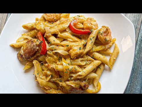 How to Make the Ultimate Creamy Cajun Shrimp and Sausage Pasta: A Step-by-Step Guide