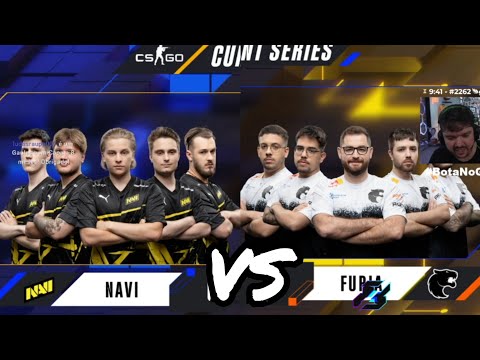 Furia vs NAVI na Arábia mapa 1 Gaules, Mch e Apoka transmitindo 16/08/23