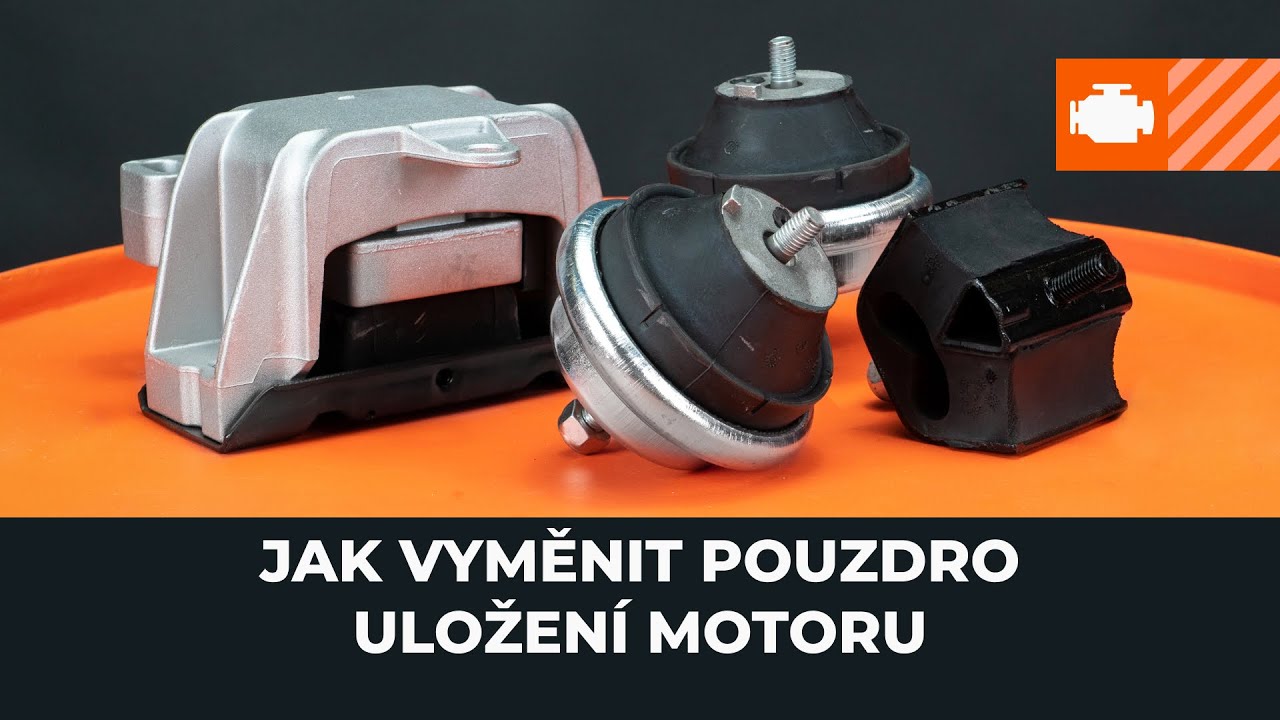 Silentblok motoru - postup výměny na autě