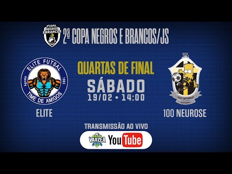Elite FS x 100 Neurose FS • Quartas de Final • 2ª Copa Negros e Brancos/JS