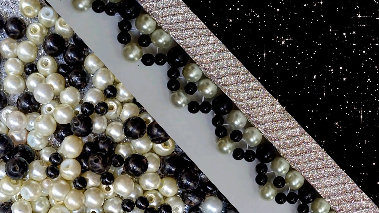 Learn new and up-to-date jewelry embroidery designs with me every day.#DIY❤️