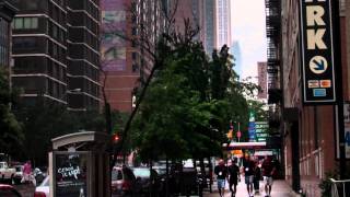 Hurricane Irene before and after photos in Manhattan NYC