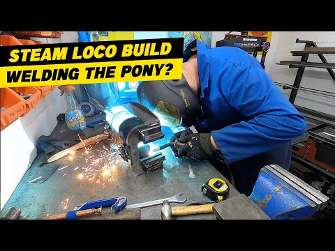 Welding up the Pony Truck - EP 27 - 7.25" Gauge Steam Locomotive Build