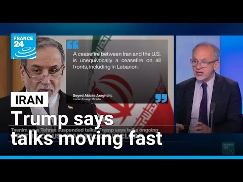Trump says Iran talks moving fast despite threat to widen war