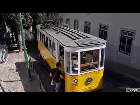 The Glória Funicular, Lisbon | Elevador da Glória, Portugal