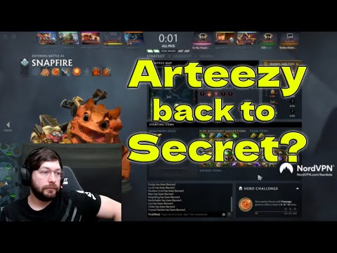 Arteezy to Secret? -Fear speculates Crystallis out of Secret w/ Puppey's merciless roster changes