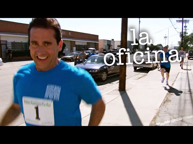 Vídeo relacionado con Ripple Junction Camiseta vintage de The Office Dunder Mifflin para hombre, Azul marino/flor y brillo, Large