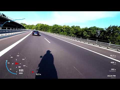 Autobahn A70 Bamberg - B85 Kulmbach mit Yamaha R1 1000ccm GoPro 5 Black
